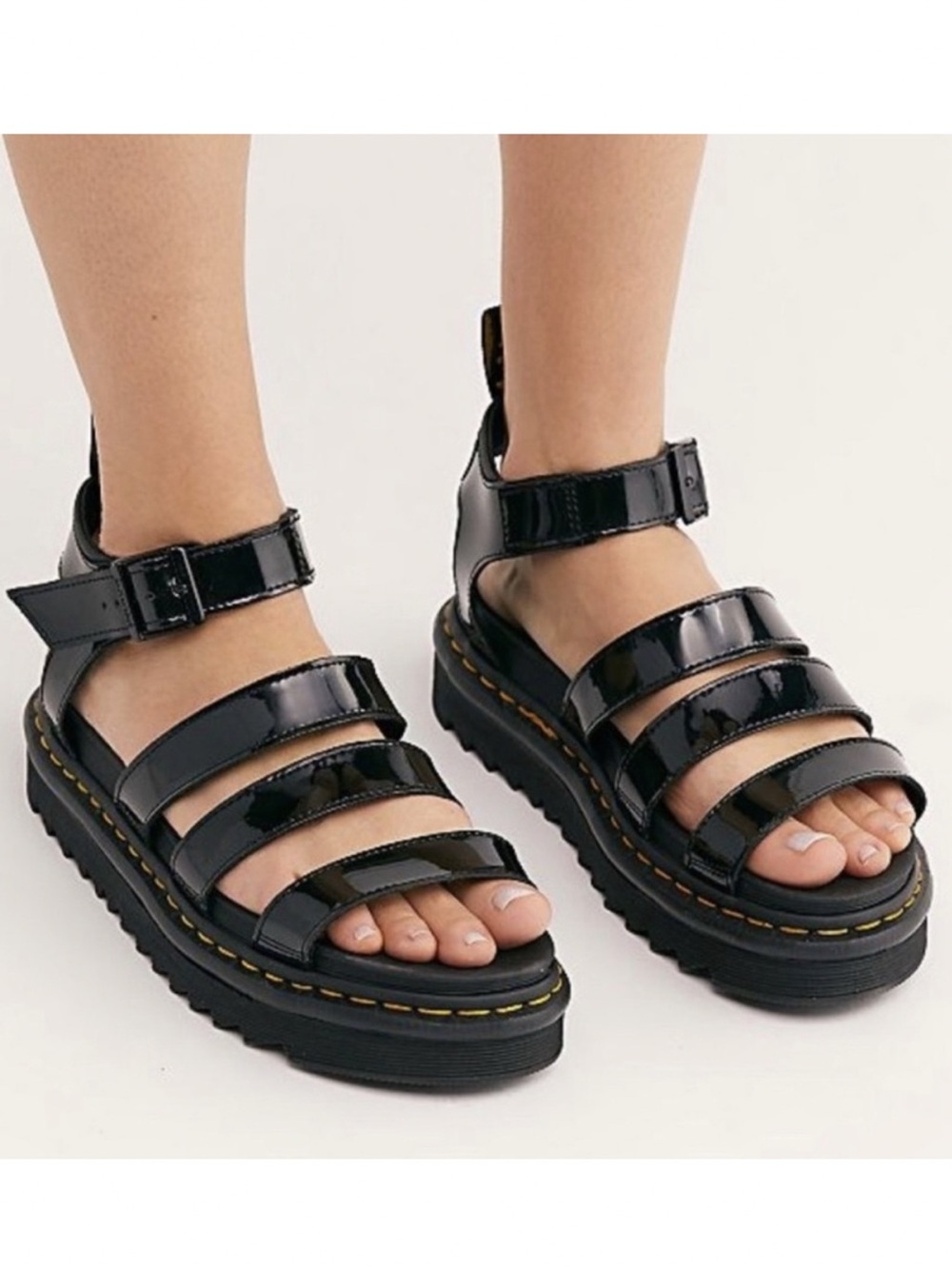 Dr. Martens Blaire Platform Sandals Patent 8